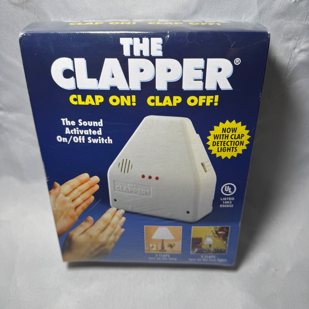 The‎ Clapper Sound Activated On/Off Switch Joseph Enterprises New Sealed 2007